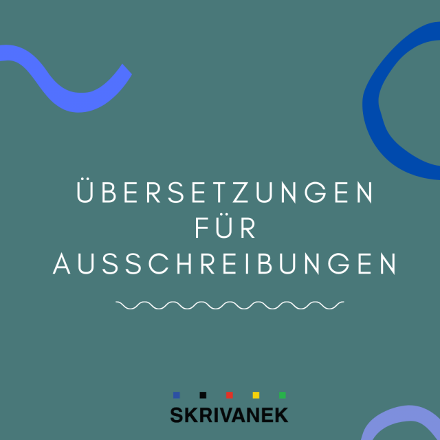 DE_übersetzungen für Ausschreibungen