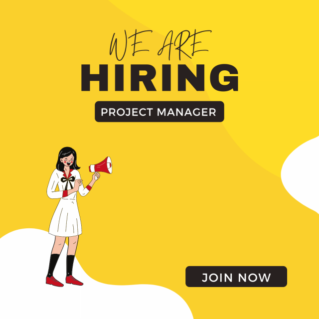 Yellow Modern Job Vacancy Instagram Post